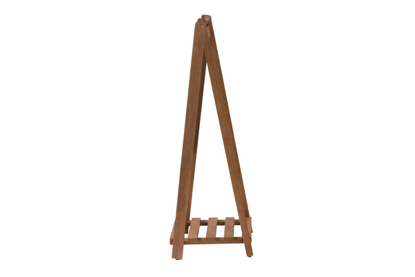 Cartello da marciapiede con lavagna e mensola, 110 x 41 cm, marrone