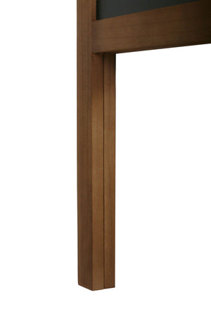 Cartello stradale, lavagna, 118 x 61 cm, marrone