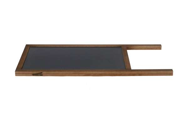 Cartello stradale, lavagna, 118 x 61 cm, marrone