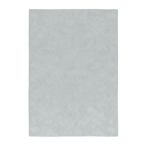 Kurzflor Teppich 140 x 200 cm hellgrau