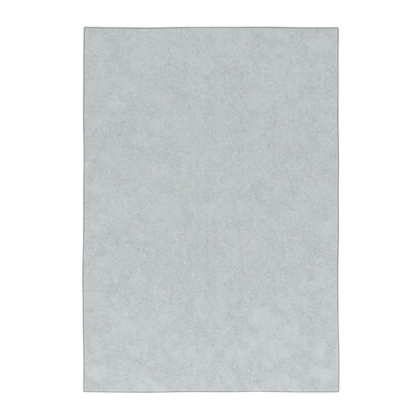 Kurzflor Teppich 140 x 200 cm hellgrau