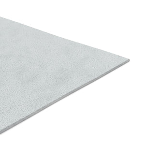 Kurzflor Teppich 140 x 200 cm hellgrau