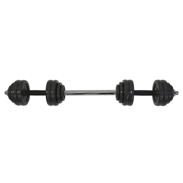 Kurzhantel 2 x 15 kg mit Verlängerungsstange