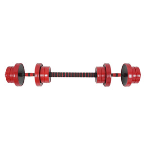 Kurzhantel Langhantel Set rot 20 kg