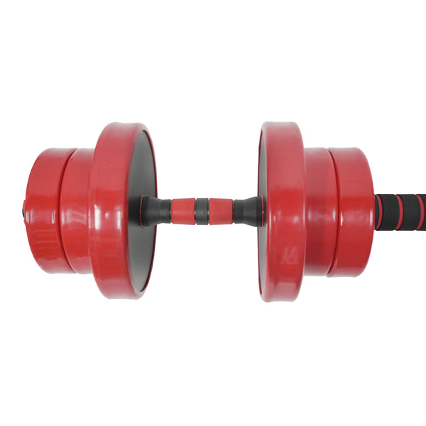 Kurzhantel Langhantel Set rot 20 kg