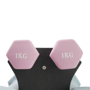 Kurzhantel Set 1 - 3 kg mit Ständer