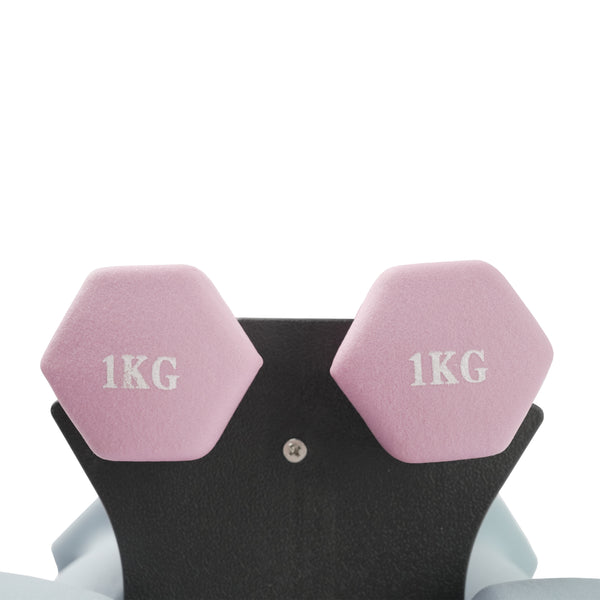 Kurzhantel Set 1 - 3 kg mit Ständer