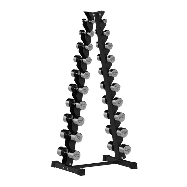 Kurzhantel Set ROCK 1 - 10 kg mit Ständer