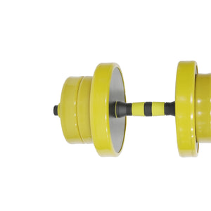 Kurzhantel Set gelb 2 x 10 kg