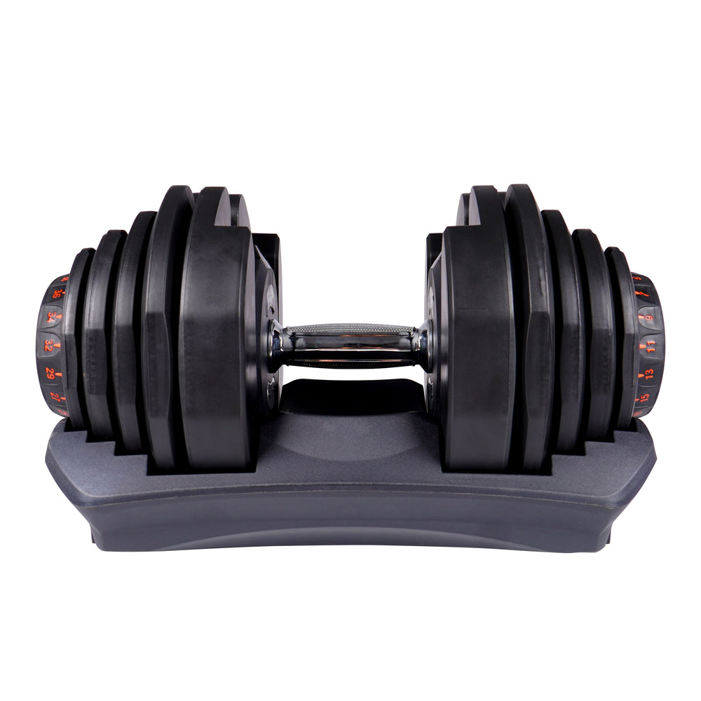 Adjustable dumbbell system 4.5 - 40.8 kg