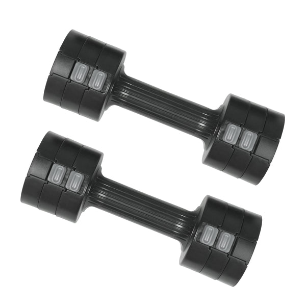 Kurzhantel verstellbar 2 x 1 - 2.5 kg schwarz