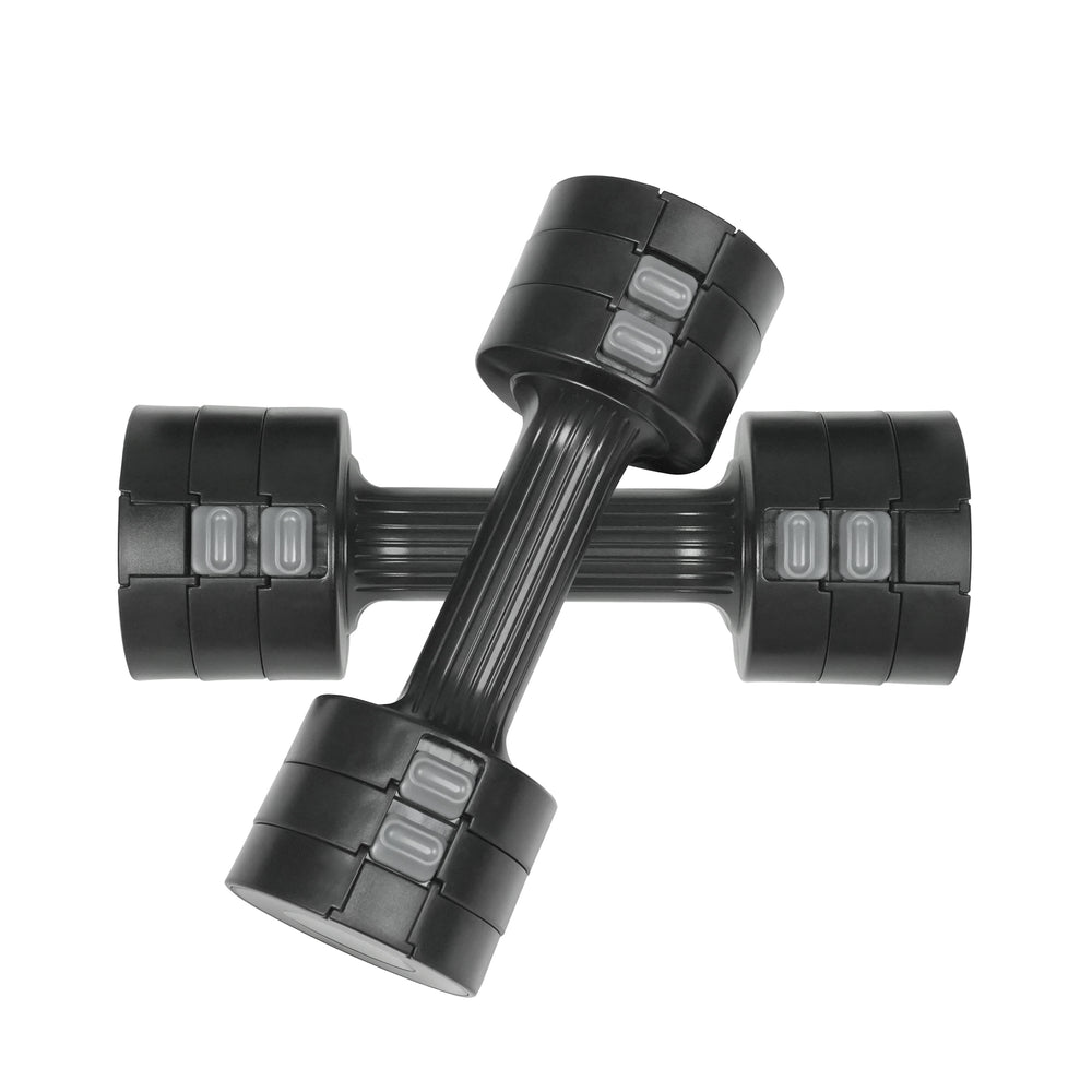 Kurzhantel verstellbar 2 x 1 - 2.5 kg schwarz