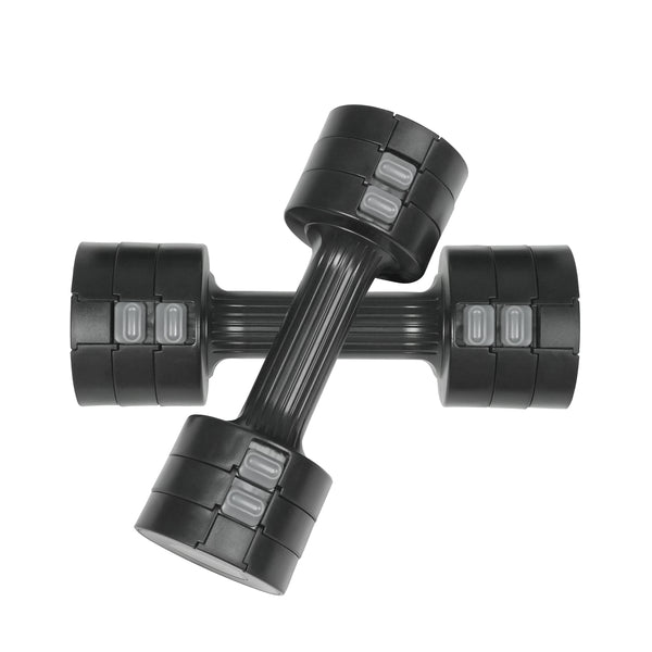 Kurzhantel verstellbar 2 x 1 - 2.5 kg schwarz
