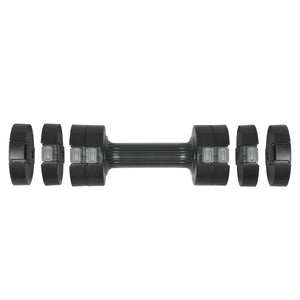 Kurzhantel verstellbar 2 x 1 - 2.5 kg schwarz