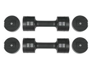 Kurzhantel verstellbar 2 x 1 - 2.5 kg schwarz