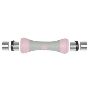 Kurzhantel verstellbar 2 x 1 - 2 kg grau/rosa
