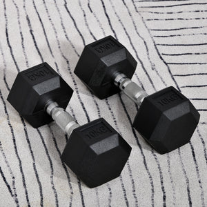 Kurzhanteln 2x 10kg Set Hexagon
