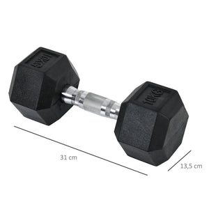 Kurzhanteln 2x 10kg Set Hexagon