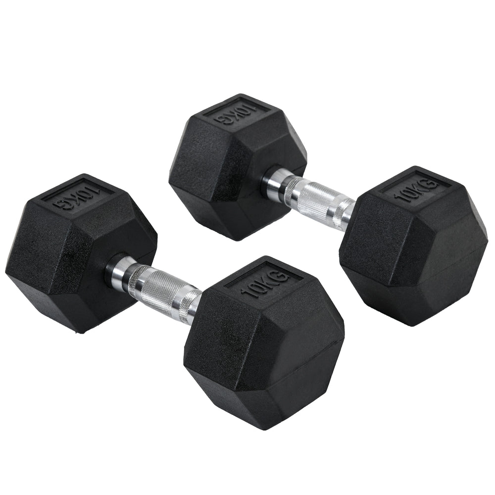 Kurzhanteln 2x 10kg Set Hexagon