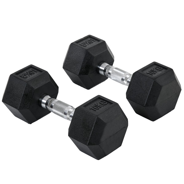 Kurzhanteln 2x 10kg Set Hexagon
