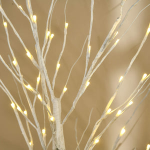 LED Baum Birke 96 LEDs 180cm warmweiss