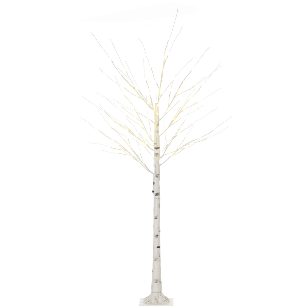 LED Baum Birke 96 LEDs 180cm warmweiss