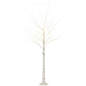 LED Baum Birke 96 LEDs 180cm warmweiss