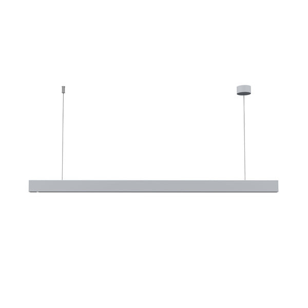 LED Hängelampe LINA 128 cm silber