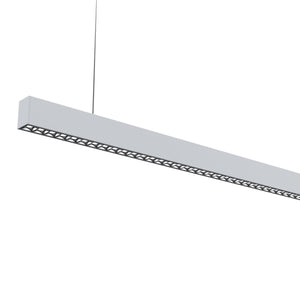 LED Hängelampe LINA 158 cm silber
