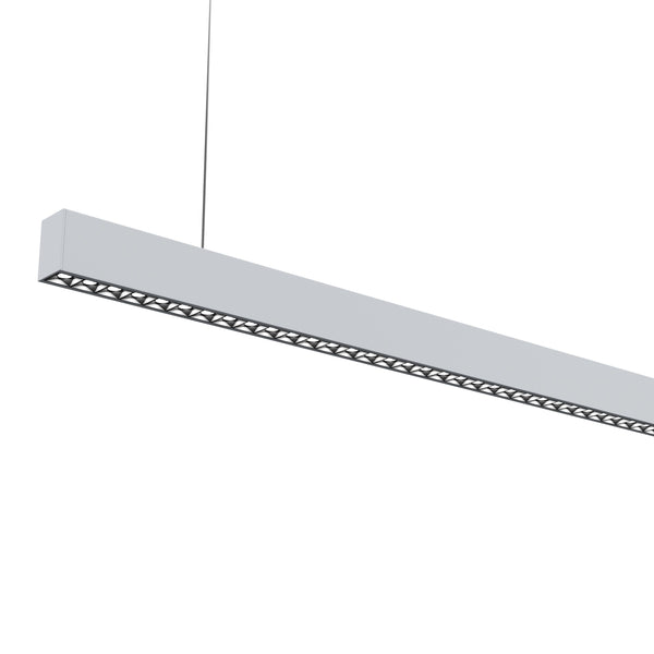 LED Hängelampe LINA 158 cm silber