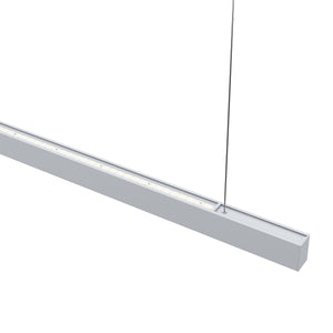 LED Hängelampe LINA 158 cm silber