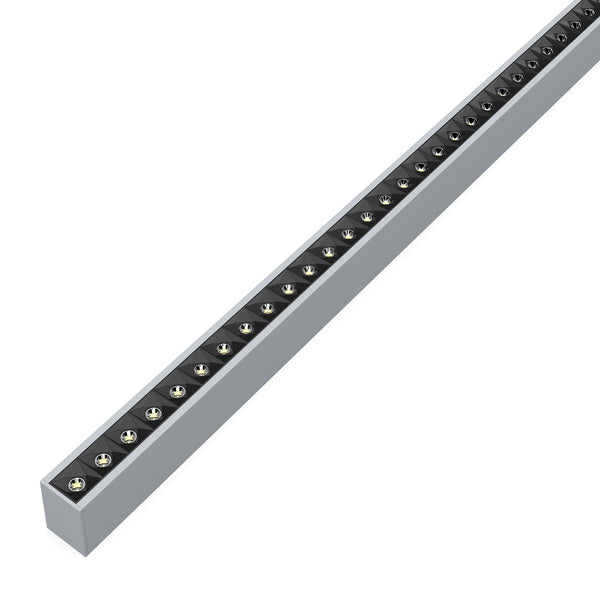 LED Hängelampe LINA 158 cm silber