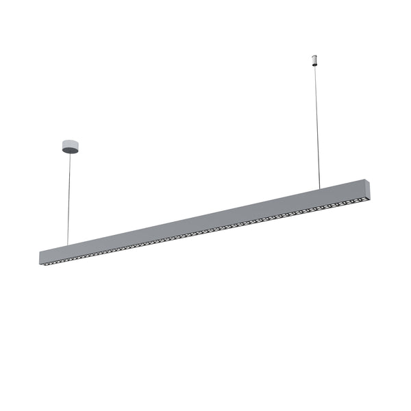 LED Hängelampe LINA 158 cm silber