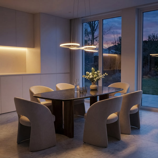 LED Hängelampe SVIT 75 x 32 cm weiss