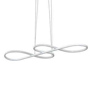 LED Hängelampe SVIT 75 x 32 cm weiss