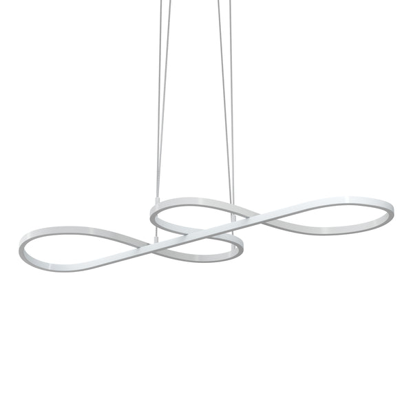 LED Hängelampe SVIT 75 x 32 cm weiss