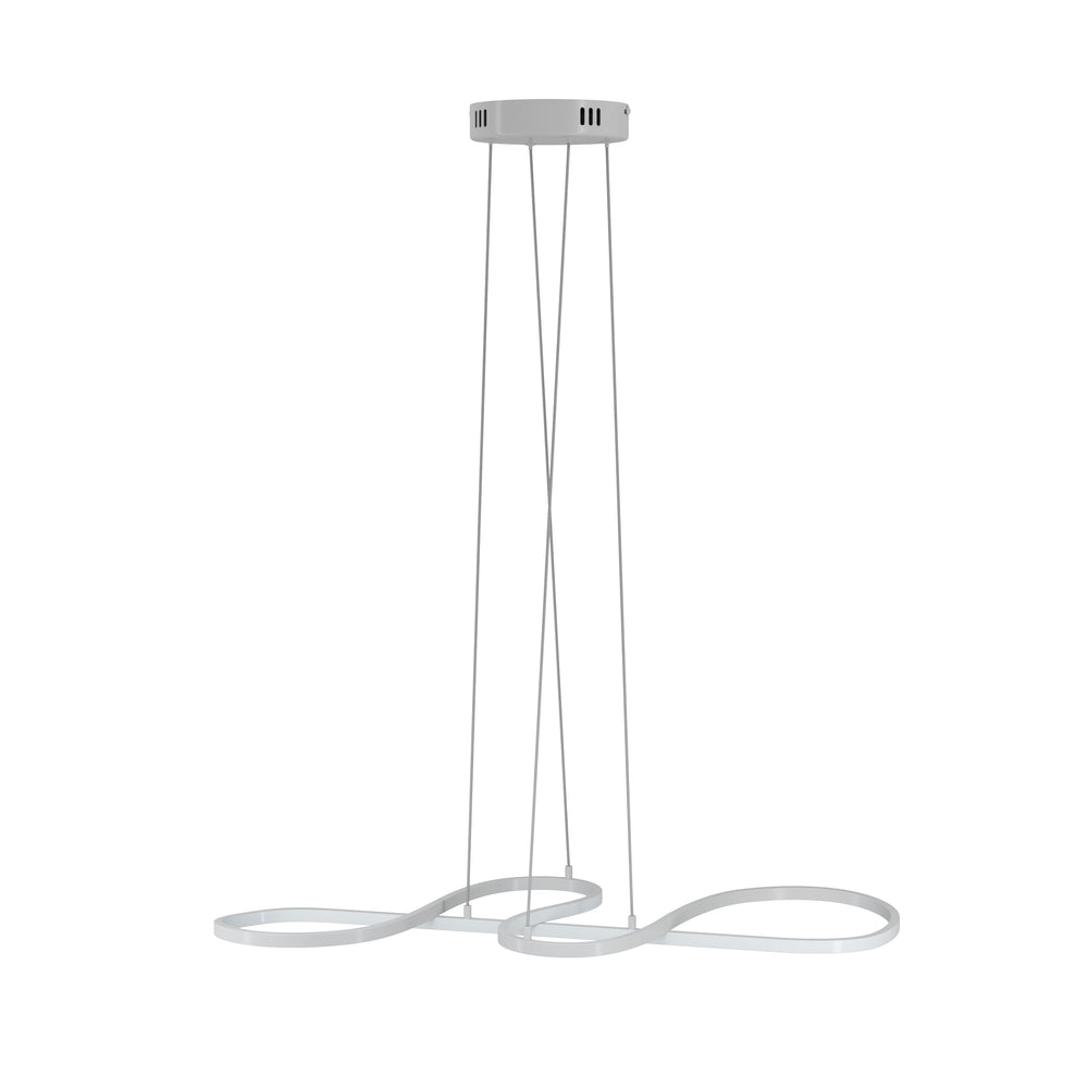 LED Hängelampe SVIT 75 x 32 cm weiss