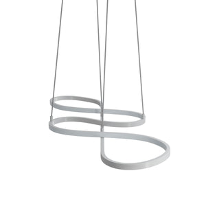 LED Hängelampe SVIT 75 x 32 cm weiss
