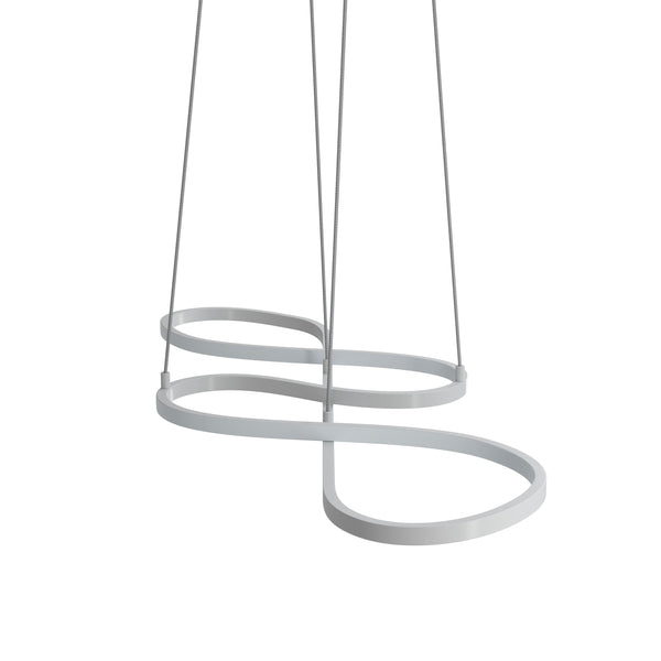 LED Hängelampe SVIT 75 x 32 cm weiss
