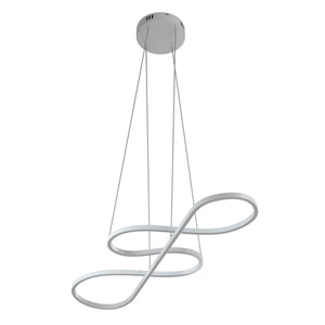 LED Hängelampe SVIT 75 x 32 cm weiss