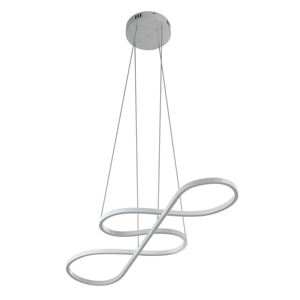 LED Hängelampe SVIT 75 x 32 cm weiss