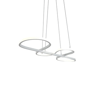 LED Hängelampe SVIT 75 x 32 cm weiss