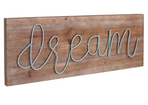 LED-Holzschild mit Beleuchtung ~ 28x72x3cm