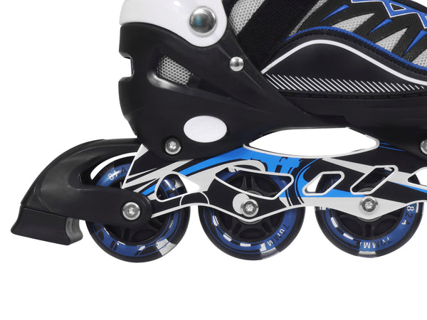 LED Inlineskates Grösse 34 - 39 verstellbar blau