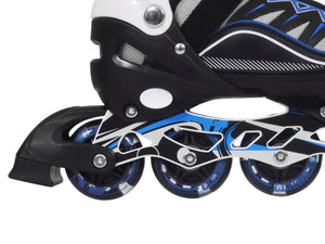 LED Inlineskates Grösse 39 - 43 verstellbar blau