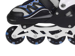 LED Inlineskates Grösse 39 - 43 verstellbar blau