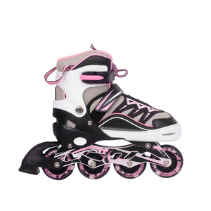 LED Inlineskates Grösse 34 - 39 verstellbar pink