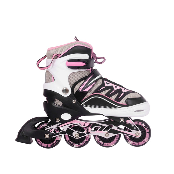 LED Inlineskates Grösse 34 - 39 verstellbar pink