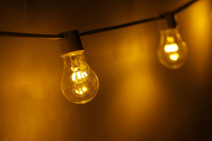 LED Lichterkette Outdoor 10 Glühbirnen warmweiss