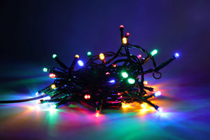 LED Lichterkette 10 m bunt mit Blinkfuktion